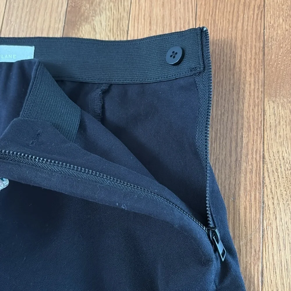 Everlane Black High Rise Slim Ankle Pants Side Zip Career Size 6
